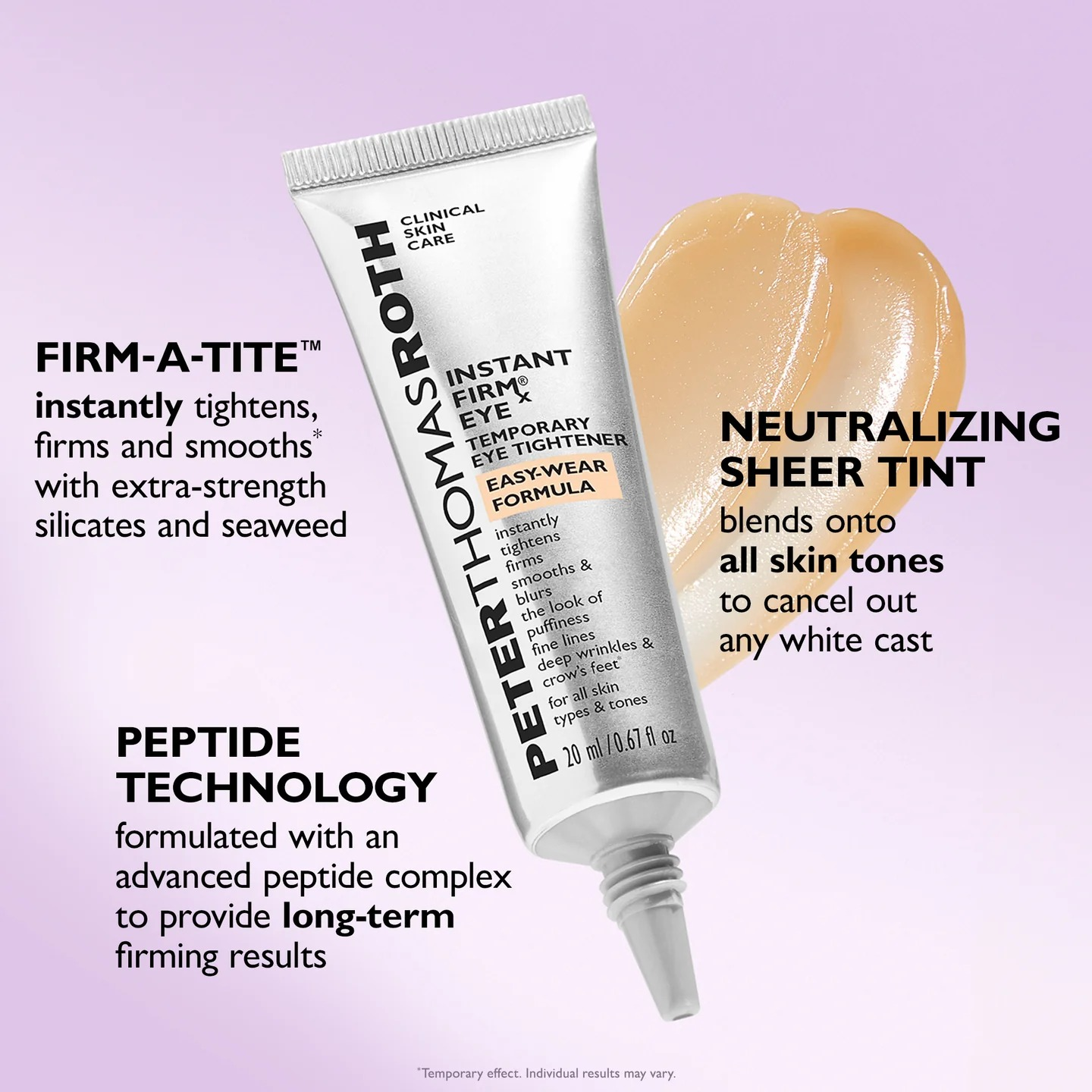 INSTANT FIRMX EYETEMPORARY EYETIGHTENER EASY-WEAR FORMULA